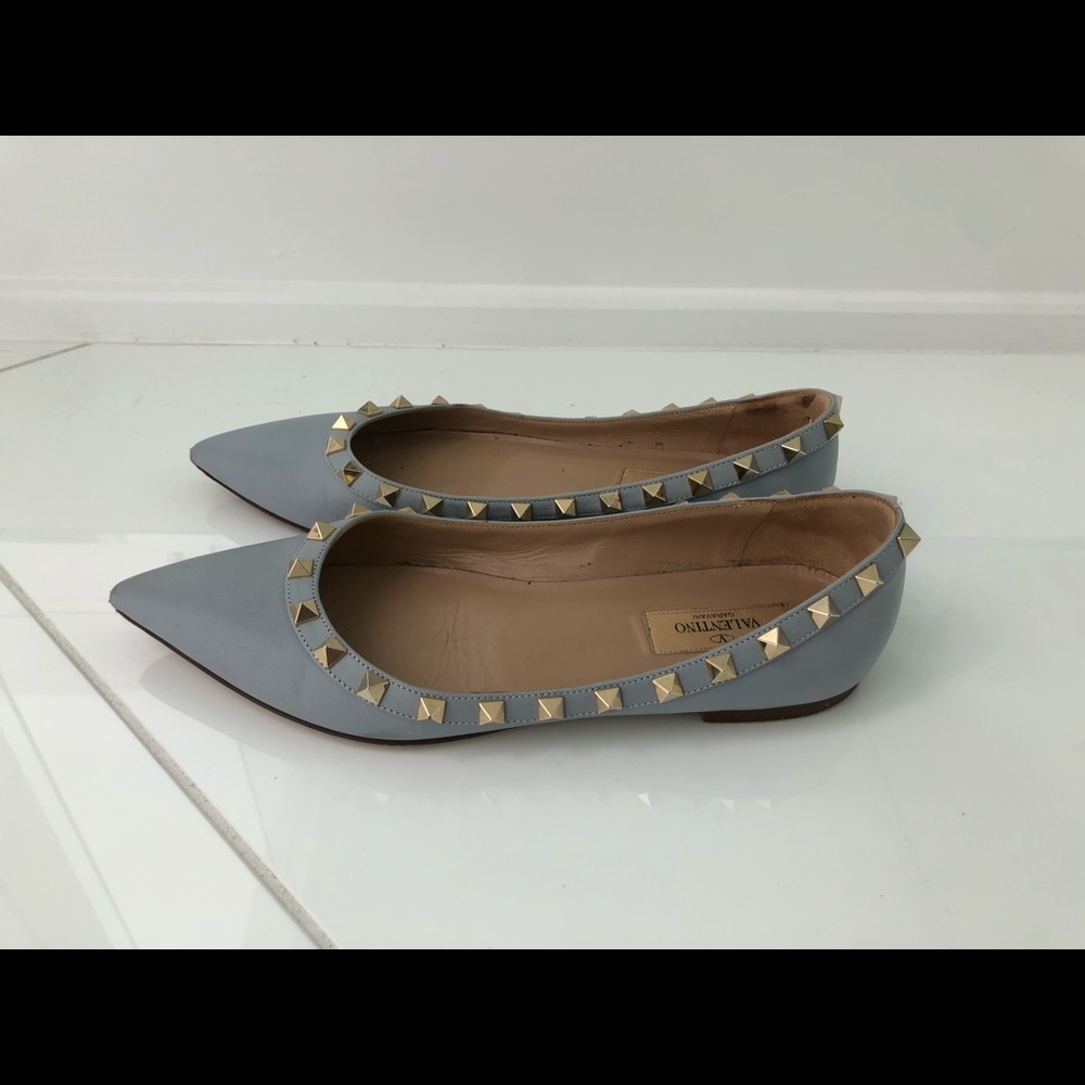 Valentino Rockstud Ballet Flat - 37
